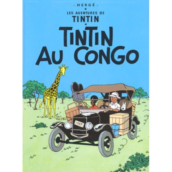 Poster Tintin au Congo